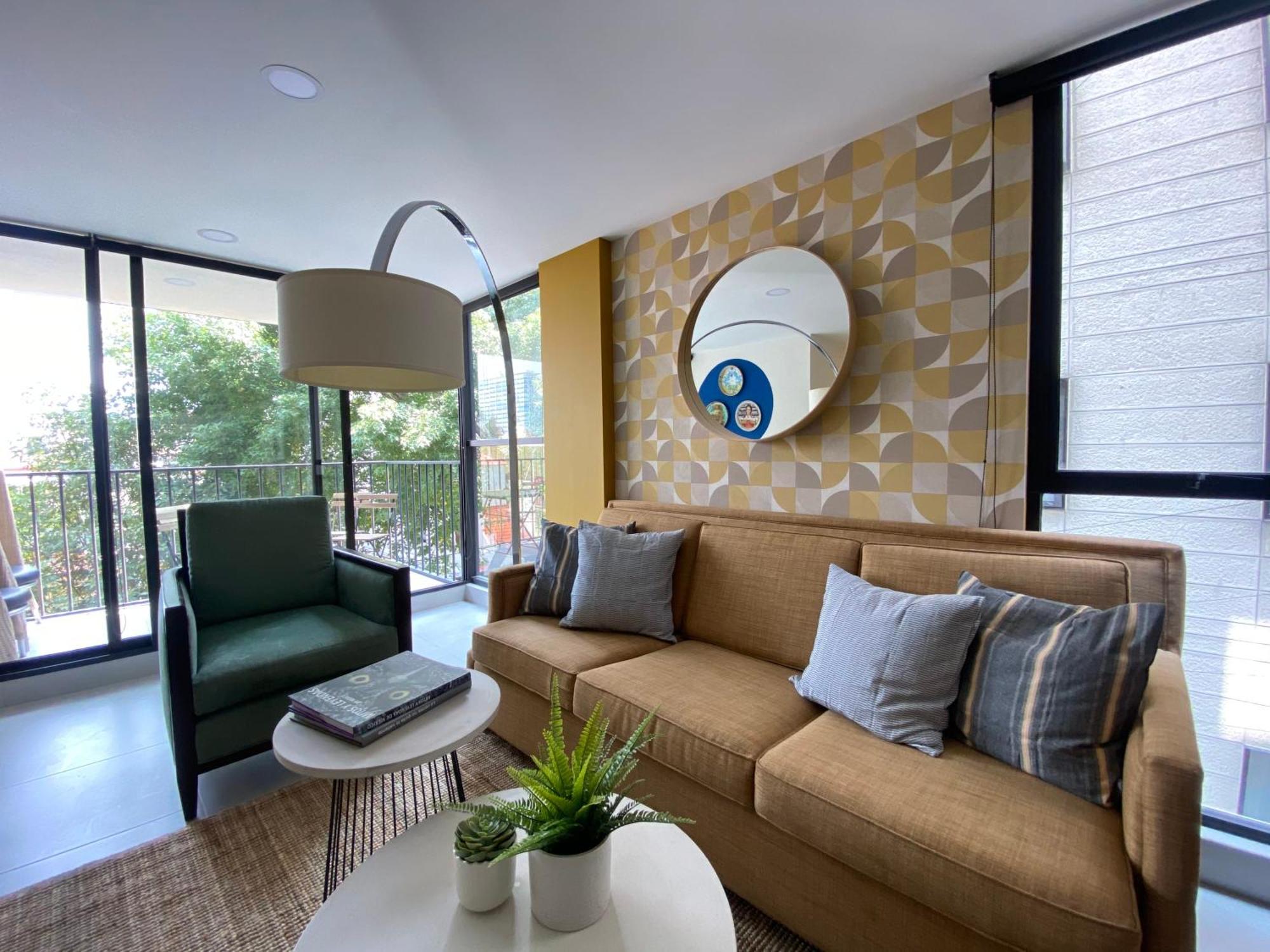 Отель Terraza Gran Vista Pegado A La Condesa 2Br Мехико Экстерьер фото